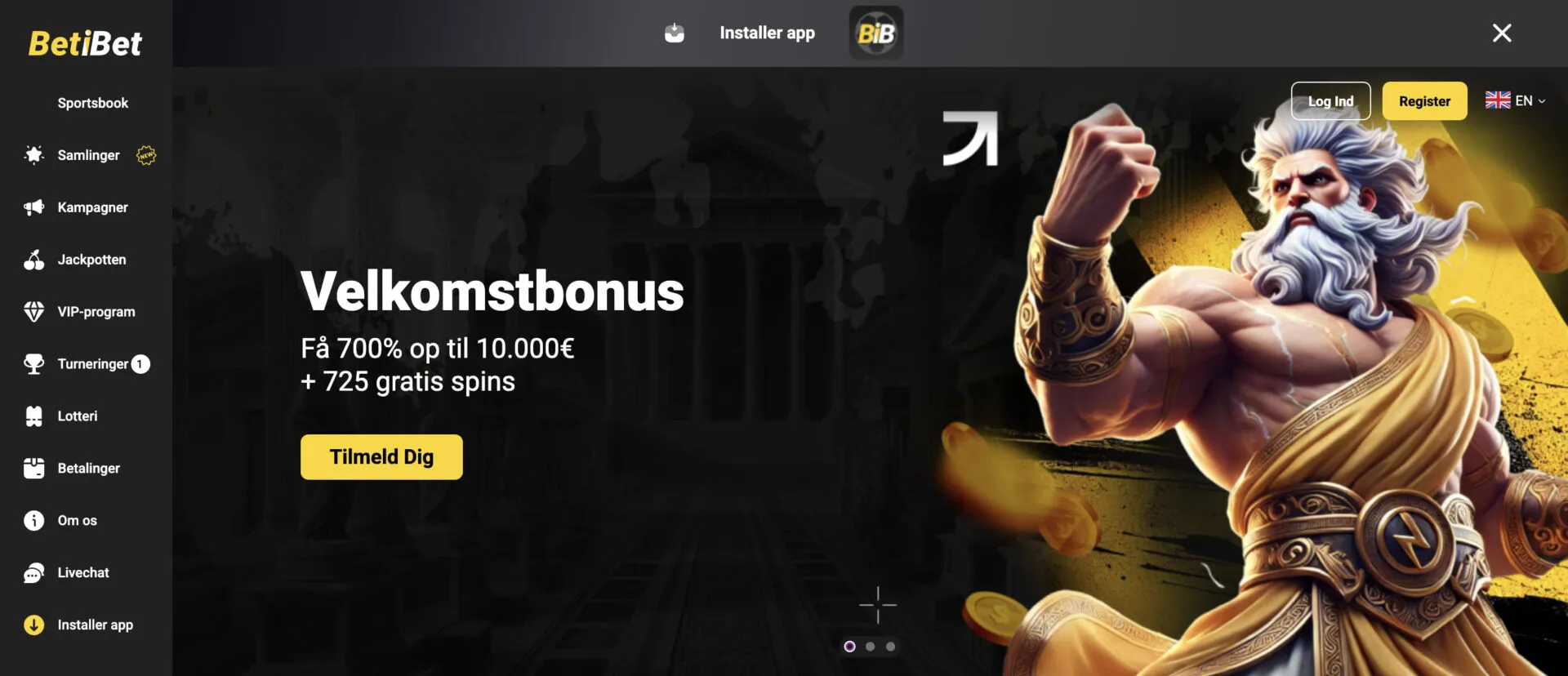 Betibet MobilePay casino