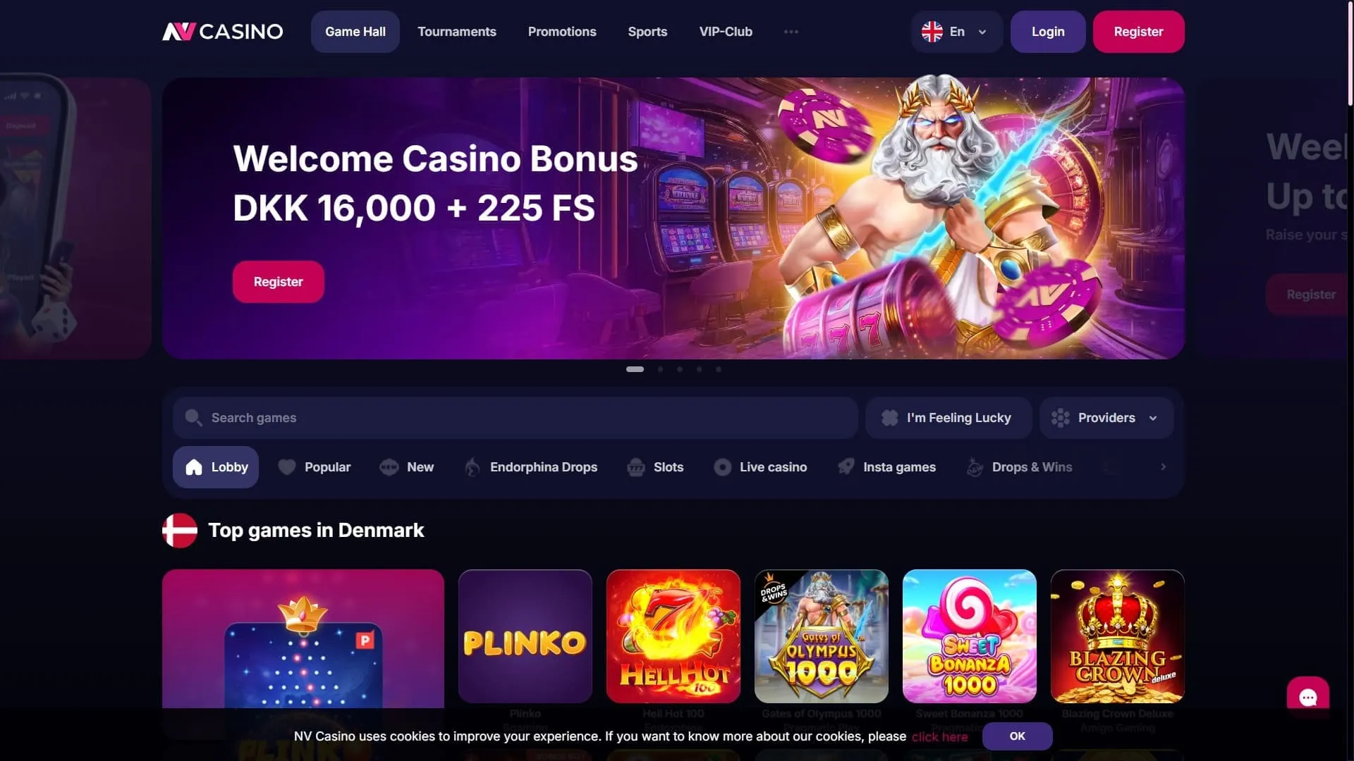 NVcasino MobilePay casino